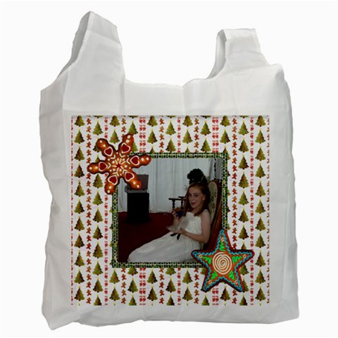 Christmas Cookies Single Side Recycle Bag By Catvinnat Front
