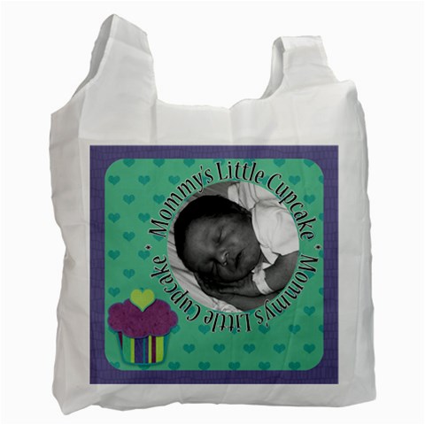 Mommy s Little Cupcake Recycle Bag By Klh Front