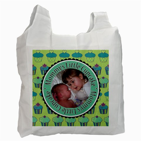 Mommy s Little Cupcake Recycle Bag By Klh Front