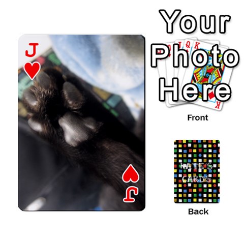 Jack Kates Cards By Kate M Front - HeartJ
