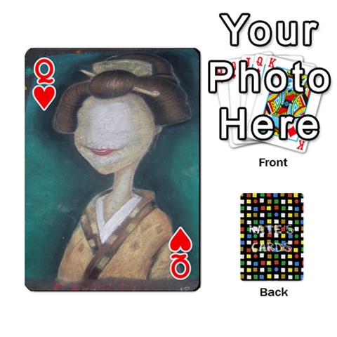 Queen Kates Cards By Kate M Front - HeartQ