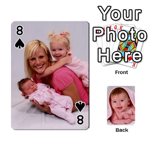 Juliana s Playing Cards By Lisa Front - Spade8