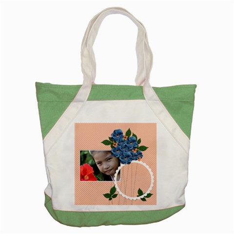 Accent Tote Bag: Summer Flowers 7 By Jennyl Front