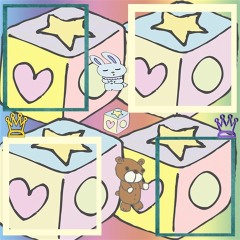Baby Scrapbook Page By Kim Blair 12 x12  Scrapbook Page - 1