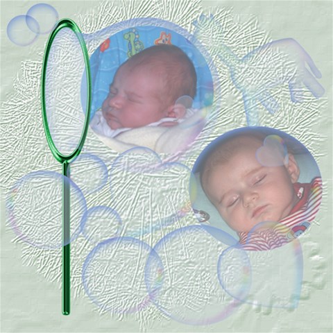Bubbles 8x8 Scrapbook Pages By Chere s Creations 8 x8  Scrapbook Page - 3