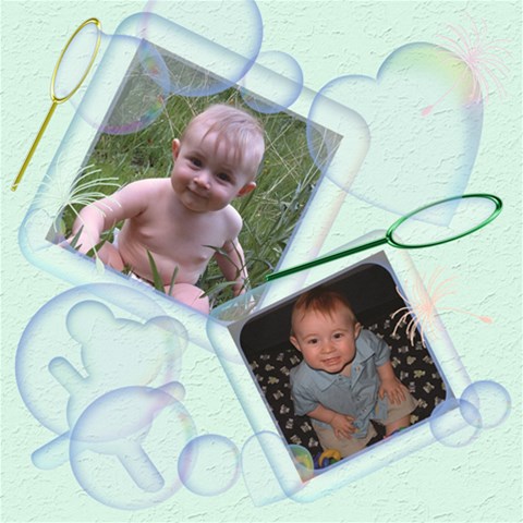 Bubbles 12x12 Scrapbook Pages By Chere s Creations 12 x12  Scrapbook Page - 6