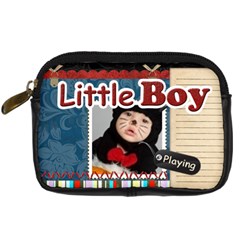 little boy - Digital Camera Leather Case