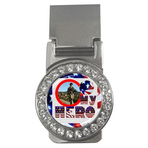 My Hero Us Military Cz Money Clip By Catvinnat Front