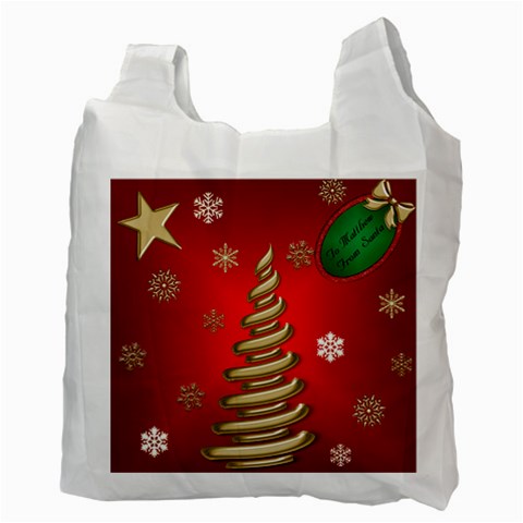 Secret Santa Or Christmas Gift Bag By Deborah Back