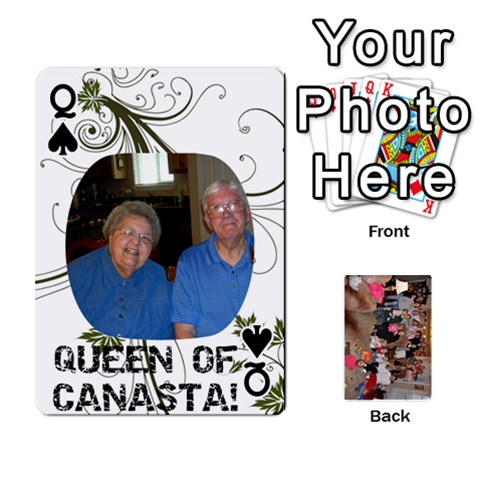 Queen Grandma s Cards By Larissa Front - SpadeQ