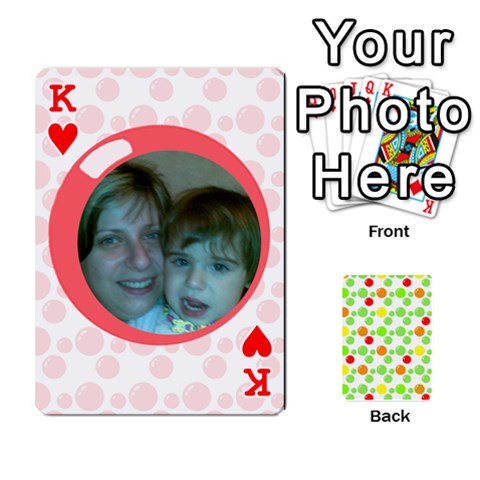 King My Cards Baloon By Galya Front - HeartK
