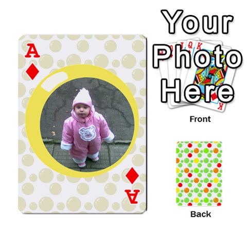 Ace My Cards Baloon By Galya Front - DiamondA