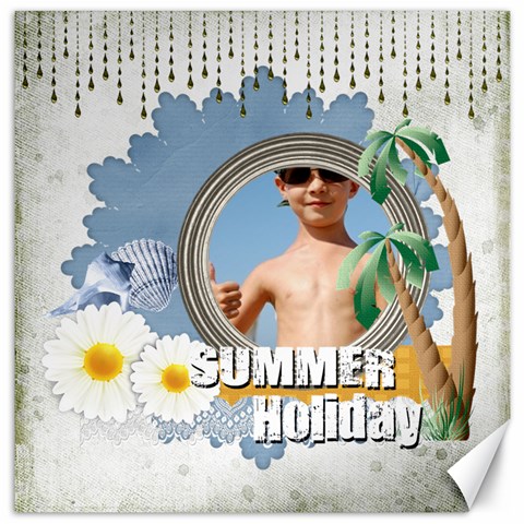 Summer Holiday By Joely 19 x19.27  Canvas - 1