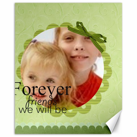 Friends By Joely 15.75 x19.29  Canvas - 1