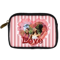 love - Digital Camera Leather Case