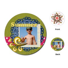 summer - Playing Cards Single Design (Round)