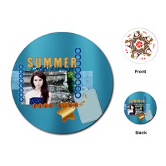 summer - Playing Cards Single Design (Round)