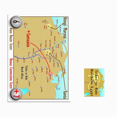 Ticket To Ride: Northern Egypt By Matthew Stevenson Front - Heart4