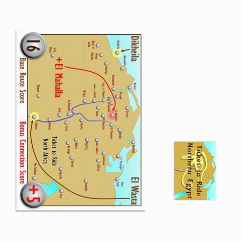 Ticket To Ride: Northern Egypt By Matthew Stevenson Front - Diamond2