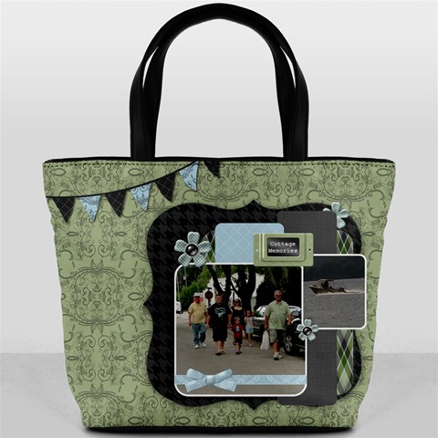 Summer Sophisticate Bucket Bag By Klh Back
