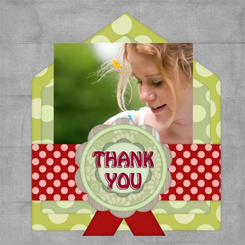 Thank You By Joely 12 x12  Scrapbook Page - 1
