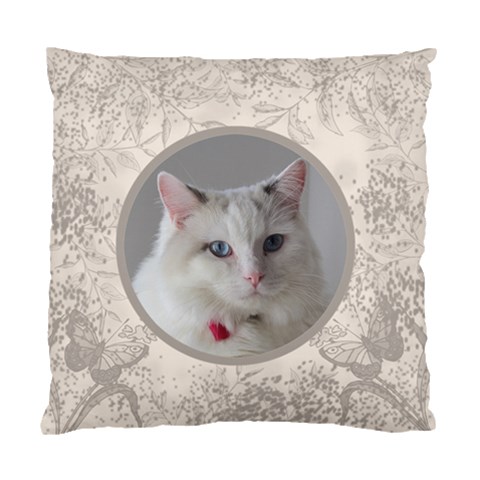 Coffee And Cream Double Sided Cushion By Deborah Front