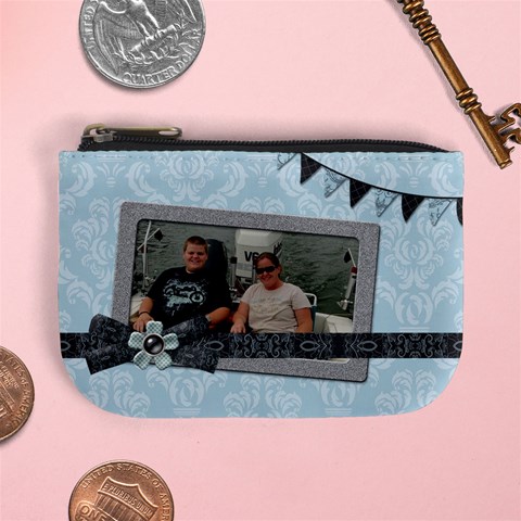 Summer Sophisticate Mini Coin Purse By Klh Front