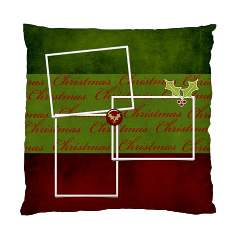 Cushion Case (two Sides) : Merry Christmas By Jennyl Back