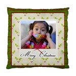 Cushion Case (Two Sides)- Merry Christmas 3 - Standard Cushion Case (Two Sides)