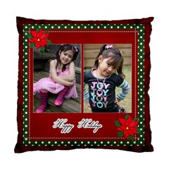 Cushion Case (One Side)- Happy Holidays - Standard Cushion Case (One Side)