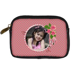 Digital Camera Leather Case - Girly1