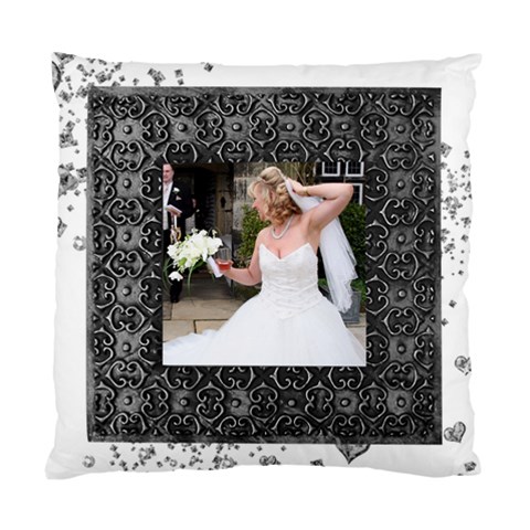 Lovely Day Wedding Double Sided Cushion By Catvinnat Back