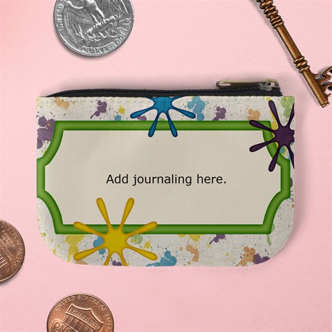 Tutti Frutti Splat Mini Coin By Bitsoscrap Back