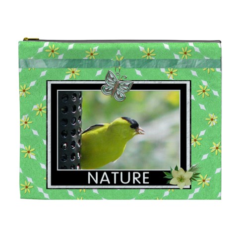 Nature Xl Cosmetic Bag By Lil Front