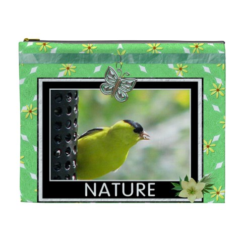Nature Xl Cosmetic Bag By Lil Front
