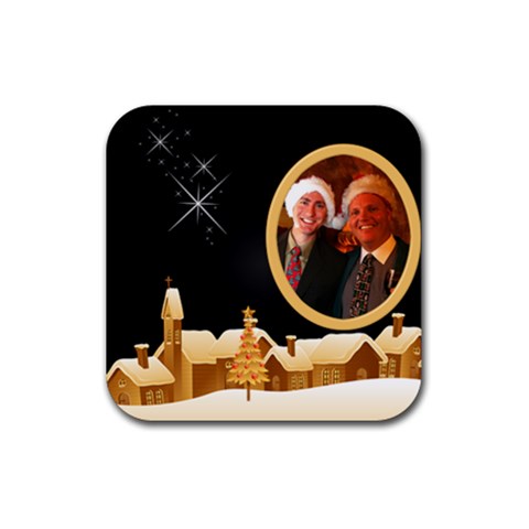 Christmas Village Coaster By Deborah Front