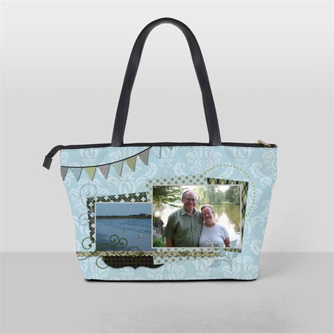Summer Sophisticate Classic Shoulder Handbag By Klh Back