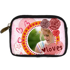 love - Digital Camera Leather Case