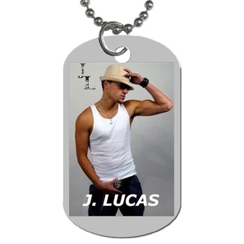 J  Lucas Dog Tag By Carol Schwenk Back