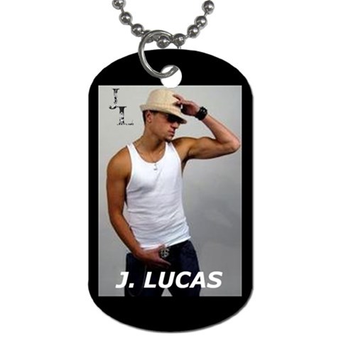 J  Lucas Dog Tag By Carol Schwenk Back