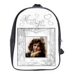 Moments like these large school bag back pack - School Bag (Large)