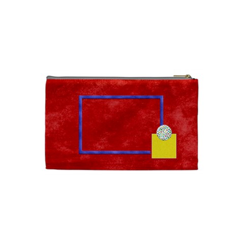 Wkm School Small Cosmetic Bag 1 By Lisa Minor Back