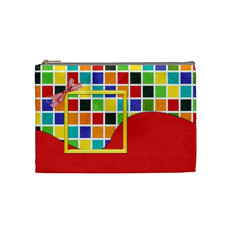 Wkm School Medium Cosmetic Bag 1 By Lisa Minor Front