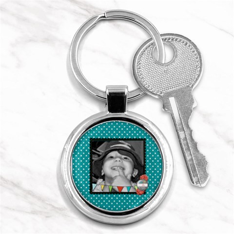 Everyday Chaos Keychain By Martha Meier Front
