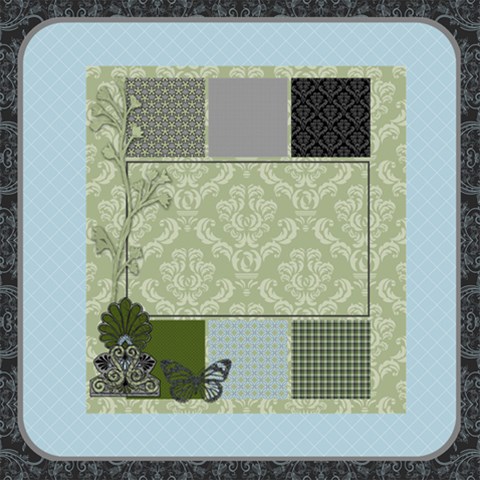 Summer Sophisticate 12x12 Scrapbook Page 1 By Klh 12 x12  Scrapbook Page - 1