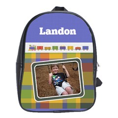 Train Large School Bag - School Bag (Large)