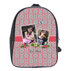 School Bag (Large) - Flowers and Lace School Bag (Large) - Flowers and Lace