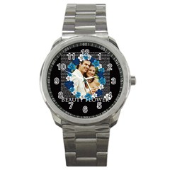 beauty flower - Sport Metal Watch