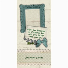 Blessings Of Christmas, 4x8 Photo Card