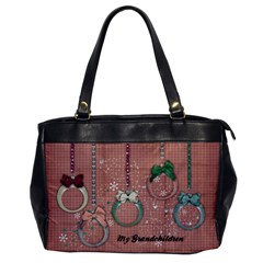 Christmas Ornament frames/Holiday- Oversize Office Handbag (One Side)